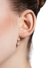 Amorium 18K Rose Gold Vermeil CZ Ear Cuff