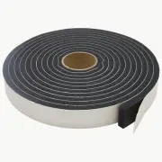 JVCC Low-Density PVC Foam Tape (SCF-01): 2 in. x 300 in. x 1/2 in. thick (Black)