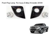 Fit Isuzu D-Max Hi-lander 2018-2019 Front Fog Lamp Light Cover Trim