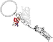 [Ipetboom] American Flag Keychain: 2025 Statue Souvenir - Car Decoration Key Chain 4th Of July Patriotic Independence Day Keyring For Memorial Veterans Day Decor Wallet