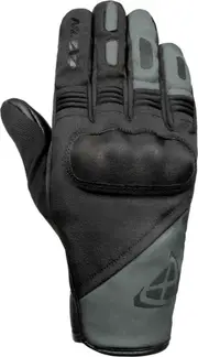 Ixon Pro Oslo Waterproof Winter Motorcycle Gloves, black-green-brown-beige, Size M for Men Black Green Brown Beige