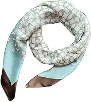 [Generic] Silk Scarf Satin Large Square Light Fashion Imitation silk Feeling Head Wraps Neck Face Scarves for Women