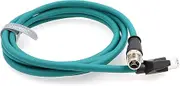 Uonecn M12 8-PIN X-Code Male to RJ45 Shielded Ethernet Power Cable for Cognex Industrial Camera 3 Meters