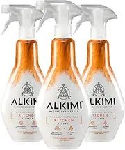 ALKIMI Kitchen Cleaner Spray, 500ml, 3 Pack – Nature Engineered, Degreaser Spray with Anti-Microbial, Anti-Septic and Anti-Fungal Properties, Powerful Natural Kitchen Eco Cleaning Spray