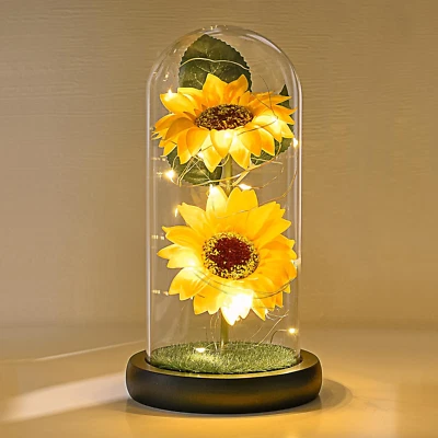 Regalos de girasoles para mujeres, flores artificiales de girasoles