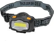 EZONEDEAL Waterproof Stretch Headlamp 12 COB LEDs with 3 Modes White Headlamp Flashlight for Cycling Running Camping Fishing Hiking Lightweight Head Torch