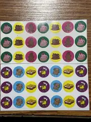 Scratch & Sniff Stickers Vintage 90s Honey & Syrup? 7 Sets Of 3 Rare HTF