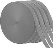 uxcell Tree Tie Strap-4 RollS 591 Feet x 1 Inch Garden Staking Straps,Plant Supports Tree Tie Staking,Tree Support Straps Apply to Outdoor/Garden/Plant/Staking/Guying(Gray)