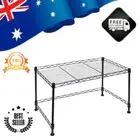 1 Tier Over Microwave Oven Shelf Storage Solution Organiser Stand Utensil Holder