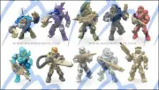 10X HALO MEGA CONSTRUX 10TH ANNIVERSARY SERIES FULL SET GOLDEN MASTER CHIEF KAT