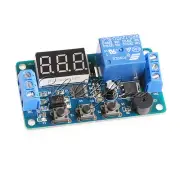Delay Time Switch Module Cycle Timer Control Relay Multifunction Circuit DC 12V