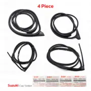 Set 4Dr Door Seal Rubber Weatherstrip For Suzuki Ciaz Sedan 2015 - 2019