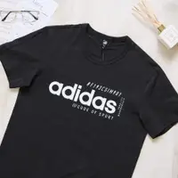 在飛比找蝦皮購物優惠-ABOUT。Adidas 愛迪達 男版 經典字母 短Tee 