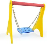 Happyyami Swing for Hamster Mouse Parrot Play Stand Cage Rocking Chair Safe and Fun Playground for Small Pets Rounded Edges for Protection for Exploration and Skill Development