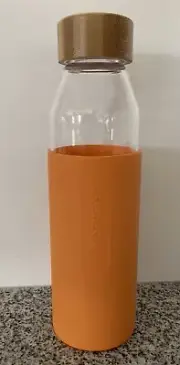 NESPRESSO Collections – Reusable Glass Water Bottle - Orange