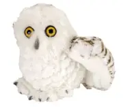Cuddlekins Mini Snowy Owl Plush Soft Toy 20cm Stuffed Animal by Wild Republic