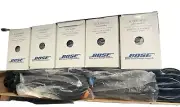 5 x New Bose Dual Cube Speakers With Original Cables (Black) Bose Sound