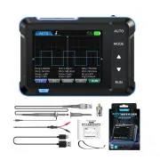 FNIRSI DSO153 Oscilloscope Signal Generator Oscope Meter 1M Bandwidth 5MS/s Sampling Rate Oscillometer Multiple Waveform