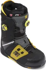 2024 DC Phantom Dual BOA Black Yellow Men's Snowboard Boots NEW Size 9
