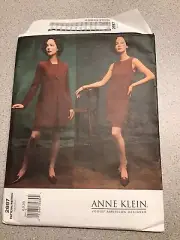 2002 Vogue Pattern #2697 Anne Klein Misses' Size 6-8-10 Jacket & Dress Uncut