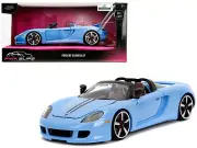 Jada 35066 Porsche Carrera GT Convertible Blue with Black Stripes 1/24