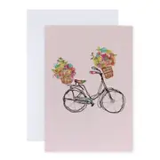 Creative Publishing by Hallmark Greeting Card - Floral Bicycle