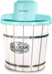Electric Ice Cream Maker – Wood Bucket Parlor Style, Old Fashioned Soft Serve Ic