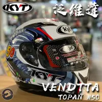 在飛比找iOPEN Mall優惠-【偉倫人身部品】KYT VENDTTA泛維達 Topan #