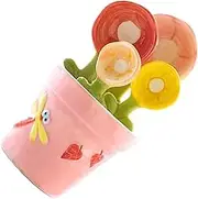 Ceramic Measuring Spoon Set Reliable Kitchen Tool for Baking Salt Ceramics Cute Ceramic Flower Spoon Valentines Day Gift, Type+1