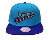 Mitchell & Ness Light Blue/Purple NBA Utah Jazz Reload HWC Snapback Hat - OSFA