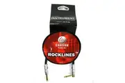 Carson Rocklines Patch Cable 1' Long Right-Angle To Straight (M) Jack Conn