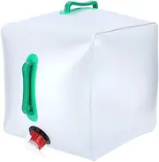 20L Collapsible Water Bag Folding Bucket Container Portable Water Carrier for Outdoor BBQ
