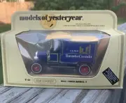 MATCHBOX MODELS OF YESTERYEAR Y-12 1912 FORD MODEL T Toronto Canada 1978 NIB