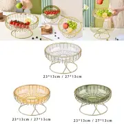 Metal Wire Fruit Storage Basket Vegetable Snack Bread Basket Storage Rack