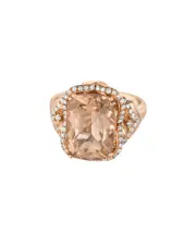 Le Vian Peach Morganite 18K Rose Gold 5.59 ct. tw. Diamond & Morganite Ring