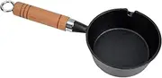 Luxshiny Small Frying Pan for Eggs Deep Household Omelet Pan Construction with Handle for Camping Hiking Cooking