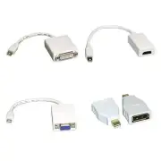 Mini DisplayPort MDP to VGA/DVI/HDMI/DISPLAY PORT Adapter PC Mac HDTV LCD LED TV