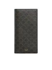 Celine Vertical Wallet with Coin in Triomphe Canvas