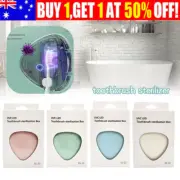 Portable Travel Toothbrush Sanitizer Case UVC Ultraviolet Toothbrush Sanitizer