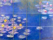 Art Mural Ceramic Lilly Monet Bath Backsplash Tile #121