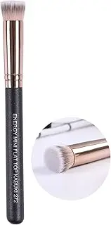 ENERGY Under Eye Concealer Brush - Mini Flat Top Kabuki Foundation Brush with Synthetic Bristles for Concealing,Blending,Setting,Buffing with Powder,Liquid,Cream Cosmetics,Vegan Makeup Brushes