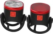 Sosoport 1 Set USB Rechargeable Bike Light Front Rear Bike Headlight Tail Light for Safety During Cycling Hiking and Camping