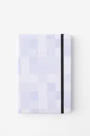 [Typo] Typo - A5 Personalised Premium Buffalo Journal - Pixel geo lilac SOLID PIXEL GEO LILAC