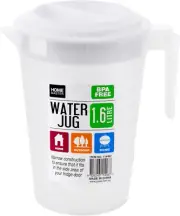Home Master Plastic Water Jug, 1.6 Liter Capacity