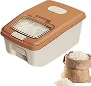 Airtight Rice Container | Food Containers - Rolling Airtight Anti-Moisture Anti-Gnat Large Capacity Dispenser for Restaurant Cabinet Pasta Powder Coffee Snack
