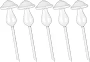 Yajuyi 5x Plant Watering Globes Mushroom Potted Plants Planter Self Water Bulbs