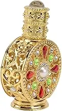 HOLIDYOYO 1Pc Elegant Perfume Bottle with Inlaid Design Refillable Essential Oil Holder for Travel and Home Decor present for Women
