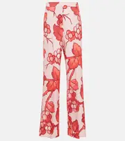 [Etro] Etro Floral high-rise pants AU 12 pink