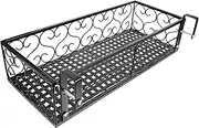 VANZACK Indoor Hanging Rack for Flower Pots Wall Mounted Storage Holder with Thickened Hooks for Balcony Kitchen Spice Shelf Stylish and Convenient Plant Display