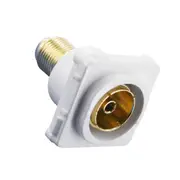 F Type to PAL Plug Connector for Custom Clipsal Wall Plate